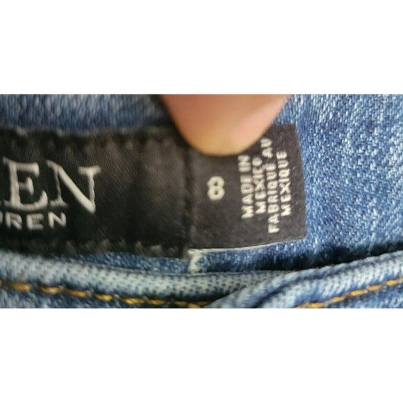 Lauren by Ralph Lauren Blue Denim Jeans Women’s Size 8 Straight Leg - Picture 4 of 12